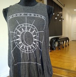 Peaceful warrior yoga tank top